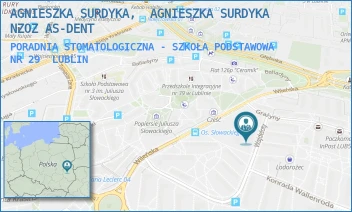 PORADNIA STOMATOLOGICZNA - SZKOŁA PODSTAWOWA NR 29 - AGNIESZKA SURDYKA,  AGNIESZKA SURDYKA NZOZ AS-DENT - WAJDELOTY 1,  LUBLIN