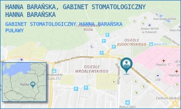 GABINET STOMATOLOGICZNY HANNA BARAŃSKA - HANNA BARAŃSKA, GABINET STOMATOLOGICZNY HANNA BARAŃSKA - ZYGMUNTA WRÓBLEWSKIEGO 3/1A,  PUŁAWY
