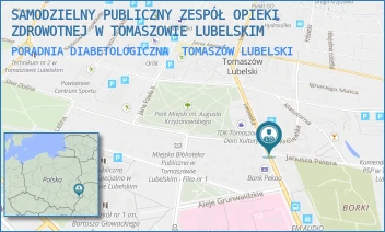 PORADNIA DIABETOLOGICZNA - SAMODZIELNY PUBLICZNY ZESPÓŁ OPIEKI ZDROWOTNEJ W TOMASZOWIE LUBELSKIM - PETERA 1,  TOMASZÓW LUBELSKI