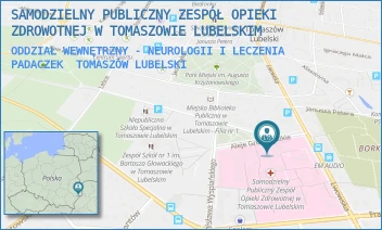 ODDZIAŁ WEWNĘTRZNY - NEUROLOGII I LECZENIA PADACZEK - SAMODZIELNY PUBLICZNY ZESPÓŁ OPIEKI ZDROWOTNEJ W TOMASZOWIE LUBELSKIM - ALEJE GRUNWALDZKIE 1,  TOMASZÓW LUBELSKI