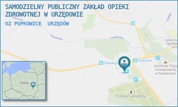 OZ POPKOWICE - SAMODZIELNY PUBLICZNY ZAKŁAD OPIEKI ZDROWOTNEJ W URZĘDOWIE - POPKOWICE 6B,  URZĘDÓW