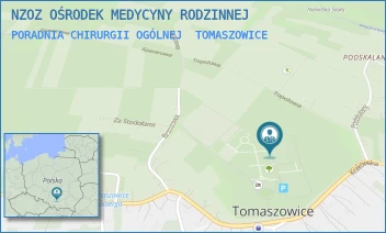 PORADNIA CHIRURGII OGÓLNEJ - NZOZ OŚRODEK MEDYCYNY RODZINNEJ - 200,  TOMASZOWICE