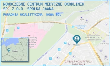 PORADNIA OKULISTYCZNA - NOWOCZESNE CENTRUM MEDYCZNE OKOKLINIK SP. Z O.O. SPÓŁKA JAWNA - OSIEDLE KONSTYTUCJI 3 MAJA 28E,  NOWA SÓL