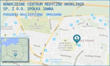 PORADNIA OKULISTYCZNA - NOWOCZESNE CENTRUM MEDYCZNE OKOKLINIK SP. Z O.O. SPÓŁKA JAWNA - UL. KSIĘDZA JERZEGO POPIEŁUSZKI 1,  CHRZANÓW
