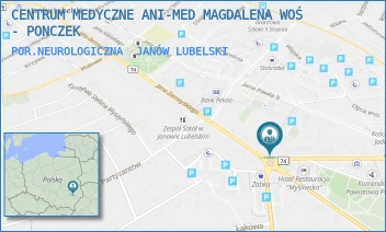 POR.NEUROLOGICZNA - CENTRUM MEDYCZNE ANI-MED MAGDALENA WOŚ - PONCZEK - ZAMOYSKIEGO 77,  JANÓW LUBELSKI