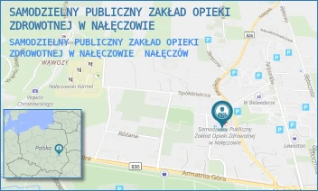 SAMODZIELNY PUBLICZNY ZAKŁAD OPIEKI ZDROWOTNEJ W NAŁĘCZOWIE - SAMODZIELNY PUBLICZNY ZAKŁAD OPIEKI ZDROWOTNEJ W NAŁĘCZOWIE - KOLEJOWA 7,  NAŁĘCZÓW