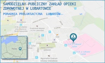 PORADNIA PRELUKSACYJNA - SAMODZIELNY PUBLICZNY ZAKŁAD OPIEKI ZDROWOTNEJ W LUBARTOWIE - CICHA 14,  LUBARTÓW