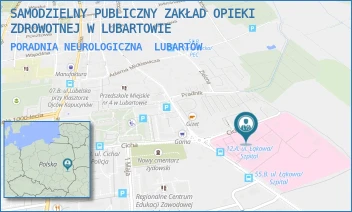 PORADNIA NEUROLOGICZNA - SAMODZIELNY PUBLICZNY ZAKŁAD OPIEKI ZDROWOTNEJ W LUBARTOWIE - CICHA 14,  LUBARTÓW