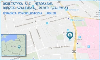 PORADNIA PSYCHOLOGICZNA - OKULISTYKA S.C  MIROSŁAWA DUDZIK-SZALEWSKA, PIOTR SZALEWSKI - ABRAMOWICKA 13B,  LUBLIN