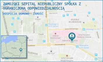 HOSPICJA DOMOWE - ZAMOJSKI SZPITAL NIEPUBLICZNY SPÓŁKA Z OGRANICZONĄ ODPOWIEDZIALNOŚCIĄ - PEOWIAKÓW 1,  ZAMOŚĆ