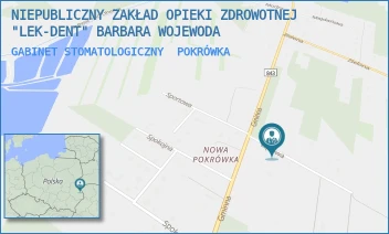 GABINET STOMATOLOGICZNY - NIEPUBLICZNY ZAKŁAD OPIEKI ZDROWOTNEJ "LEK-DENT" BARBARA WOJEWODA - GMINNA 16,  POKRÓWKA