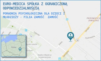 PORADNIA PSYCHOLOGICZNA DLA DZIECI I MŁODZIEŻY - FILIA ZAMOŚĆ - EURO-MEDICA SPÓŁKA Z OGRANICZONĄ ODPOWIEDZIALNOŚCIĄ - LUBELSKA 1,  ZAMOŚĆ