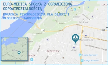 PORADNIA PSYCHOLOGICZNA DLA DZIECI I MŁODZIEŻY - EURO-MEDICA SPÓŁKA Z OGRANICZONĄ ODPOWIEDZIALNOŚCIĄ - UL. 1 MAJA 6,  TARNOBRZEG