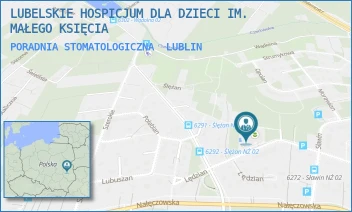 PORADNIA STOMATOLOGICZNA - LUBELSKIE HOSPICJUM DLA DZIECI IM. MAŁEGO KSIĘCIA - LĘDZIAN 49,  LUBLIN