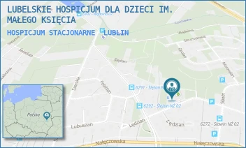 HOSPICJUM STACJONARNE - LUBELSKIE HOSPICJUM DLA DZIECI IM. MAŁEGO KSIĘCIA - LĘDZIAN 49,  LUBLIN