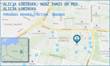 PORADNIA REHABILITACYJNA - NIEPUBLICZNY ZAKŁAD OPIEKI ZDROWOTNEJ IGNIS DR MED. ALICJA ŁOBIŃSKA - SKARŻYŃSKIEGO 10A,  ŚWIDNIK