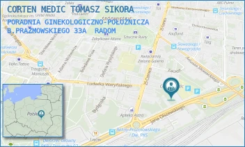 PORADNIA GINEKOLOGICZNO-POŁOŻNICZA B.PRAŻMOWSKIEGO 33A - CORTEN MEDIC TOMASZ SIKORA - BELINY PRAZMOWSKIEGO 33 A,  RADOM