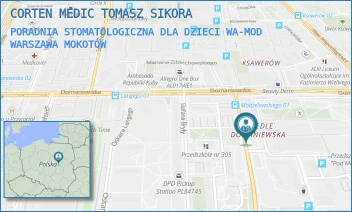 PORADNIA STOMATOLOGICZNA DLA DZIECI WA-MOD - CORTEN MEDIC TOMASZ SIKORA - ZYGMUNTA MODZELEWSKIEGO 58,  WARSZAWA MOKOTÓW