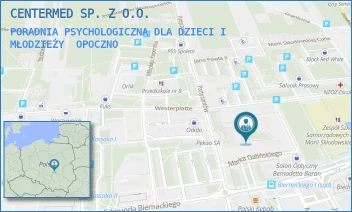PORADNIA PSYCHOLOGICZNA DLA DZIECI I MŁODZIEŻY - CENTERMED SP. Z O.O. - UL. PARTYZANTÓW 30,  OPOCZNO