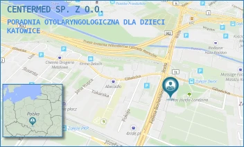 PORADNIA OTOLARYNGOLOGICZNA DLA DZIECI - CENTERMED SP. Z O.O. - UL. FELIKSA BOCHEŃSKIEGO 38A,  KATOWICE