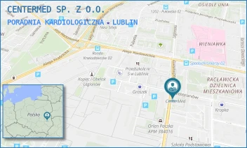 PORADNIA KARDIOLOGICZNA - CENTERMED SP. Z O.O. - WETERANÓW 46,  LUBLIN