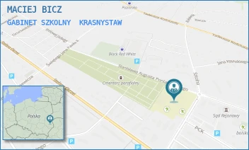 GABINET SZKOLNY - MACIEJ BICZ - PONIATOWSKIEGO 37,  KRASNYSTAW