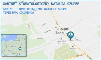 GABINET STOMATOLOGICZNY NATALIA SZUPER - GABINET STOMATOLOGICZNY NATALIA SZUPER - DŁUGA 309A,  TERESZPOL-ZAORENDA