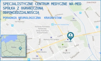 PORADNIA NEUROLOGICZNA - SPECJALISTYCZNE CENTRUM MEDYCZNE WA-MED SPÓŁKA Z OGRANICZONĄ ODPOWIEDZIALNOŚCIĄ - BROWARNA 6,  KRASNYSTAW