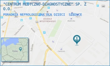 PORADNIA NEFROLOGICZNA DLA DZIECI - "CENTRUM MEDYCZNO-DIAGNOSTYCZNE" SP. Z O.O. - KLEEBERGA 2,  SIEDLCE