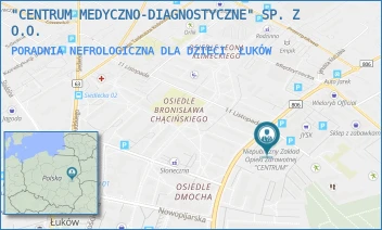 PORADNIA NEFROLOGICZNA DLA DZIECI - "CENTRUM MEDYCZNO-DIAGNOSTYCZNE" SP. Z O.O. - MIĘDZYRZECKA 66,  ŁUKÓW