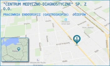 PRACOWNIA ENDOSKOPII (GASTROSKOPIA) - "CENTRUM MEDYCZNO-DIAGNOSTYCZNE" SP. Z O.O. - ARMII KRAJOWEJ 5,  JÓZEFÓW
