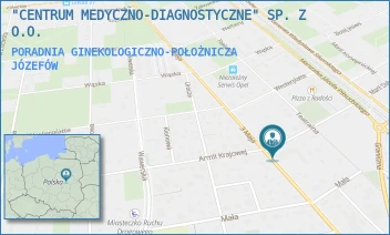PORADNIA GINEKOLOGICZNO-POŁOŻNICZA - "CENTRUM MEDYCZNO-DIAGNOSTYCZNE" SP. Z O.O. - ARMII KRAJOWEJ 5,  JÓZEFÓW
