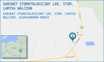 GABINET STOMATOLOGICZNY LEK. STOM. LARYSA WALCZUN - GABINET STOMATOLOGICZNY LEK. STOM. LARYSA WALCZUN - ALEKSANDRÓW II 370,  ALEKSANDRÓW DRUGI