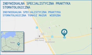 INDYWIDUALNA SPECJALISTYCZNA PRAKTYKA STOMATOLOGICZNA TOMASZ MAZUR - INDYWIDUALNA SPECJALISTYCZNA PRAKTYKA STOMATOLOGICZNA - WIERZBA 30,  WIERZBA