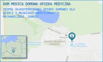 ZESPÓŁ DŁUGOTERMINOWEJ OPIEKI DOMOWEJ DLA DZIECI I MŁODZIEŻY WENTYLOWANYCH MECHANICZNIE - DOM MEDICA DOMOWA OPIEKA MEDYCZNA - UL. SZYBOWA 2A,  ZABRZE