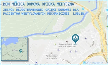 ZESPÓŁ DŁUGOTERMINOWEJ OPIEKI DOMOWEJ DLA PACJENTÓW WENTYLOWANYCH MECHANICZNIE - DOM MEDICA DOMOWA OPIEKA MEDYCZNA - PRZYJAŹNI 13,  LUBLIN