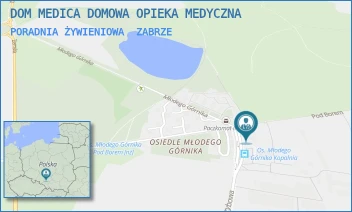 PORADNIA ŻYWIENIOWA - DOM MEDICA DOMOWA OPIEKA MEDYCZNA - UL. SZYBOWA 2A,  ZABRZE