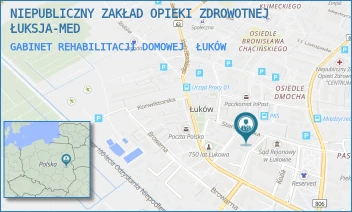 GABINET REHABILITACJI DOMOWEJ - NIEPUBLICZNY ZAKŁAD OPIEKI ZDROWOTNEJ ŁUKSJA-MED - STAROPIJARSKA 3,  ŁUKÓW