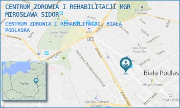 CENTRUM ZDROWIA I REHABILITACJI - CENTRUM ZDROWIA I REHABILITACJI MGR MIROSŁAWA SIDOR - BUDKIEWICZA 11,  BIAŁA PODLASKA