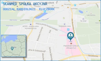 ODDZIAŁ KARDIOLOGII - SCANMED SPÓŁKA AKCYJNA - UL. M.C. SKŁODOWSKIEJ 23,  KLUCZBORK