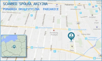 PORADNIA OKULISTYCZNA - SCANMED SPÓŁKA AKCYJNA - UL. MARIAŃSKA 5A,  PABIANICE