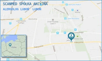 ALERGOLOG LUBOŃ - SCANMED SPÓŁKA AKCYJNA - ŻEROMSKIEGO 1,  LUBOŃ