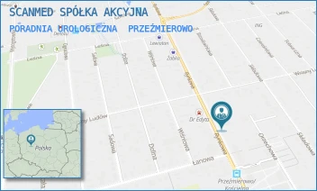 PORADNIA UROLOGICZNA - SCANMED SPÓŁKA AKCYJNA - RYNKOWA 63,  PRZEŹMIEROWO