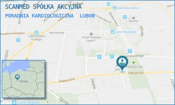 PORADNIA KARDIOLOGICZNA - SCANMED SPÓŁKA AKCYJNA - STEFANA ŻEROMSKIEGO 1,  LUBOŃ
