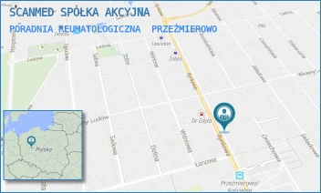 PORADNIA REUMATOLOGICZNA - SCANMED SPÓŁKA AKCYJNA - RYNKOWA 63,  PRZEŹMIEROWO