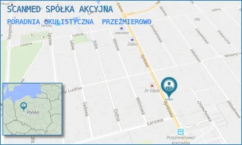 PORADNIA OKULISTYCZNA - SCANMED SPÓŁKA AKCYJNA - RYNKOWA 63,  PRZEŹMIEROWO