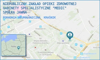 PORADNIA NEUROLOGICZNA - NIEPUBLICZNY ZAKŁAD OPIEKI ZDROWOTNEJ GABINETY SPECJALISTYCZNE "MEDIC" SPÓŁKA JAWNA - AL. TYSIĄCLECIA 3B,  KRAŚNIK