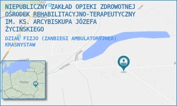DZIAŁ FIZJO (ZANBIEGI AMBULATORYJNEA) - NIEPUBLICZNY ZAKŁAD OPIEKI ZDROWOTNEJ OŚRODEK REHABILITACYJNO-TERAPEUTYCZNY IM. KS. ARCYBISKUPA JÓZEFA ŻYCIŃSKIEGO - KWIATOWA 2,  KRASNYSTAW