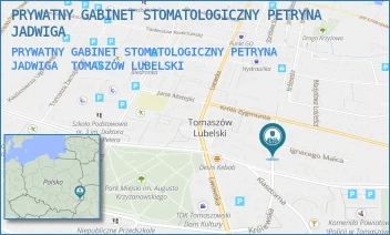 PRYWATNY GABINET STOMATOLOGICZNY PETRYNA JADWIGA - PRYWATNY GABINET STOMATOLOGICZNY PETRYNA JADWIGA - KRÓLEWSKA 31,  TOMASZÓW LUBELSKI