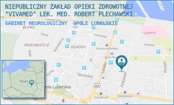 GABINET NEUROLOGICZNY - NIEPUBLICZNY ZAKŁAD OPIEKI ZDROWOTNEJ "VIVAMED" LEK. MED. ROBERT PLECHAWSKI - PARTYZANCKA 17A,  OPOLE LUBELSKIE